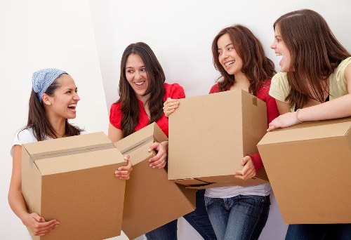 Sustainable packing materials used by local services
