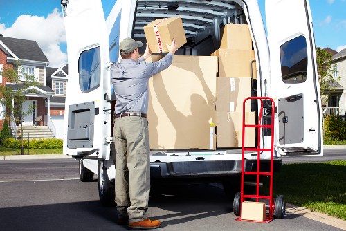 Organized unpacking at a new location in Storage Colliers Wood