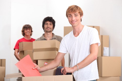 Removalists transporting furniture